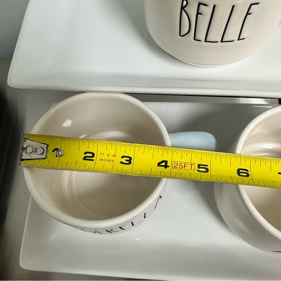 Rae Dunn Artisan Collection Disney Princess Silhouette Mugs Set of 3 READ NWOT - Picture 6 of 7